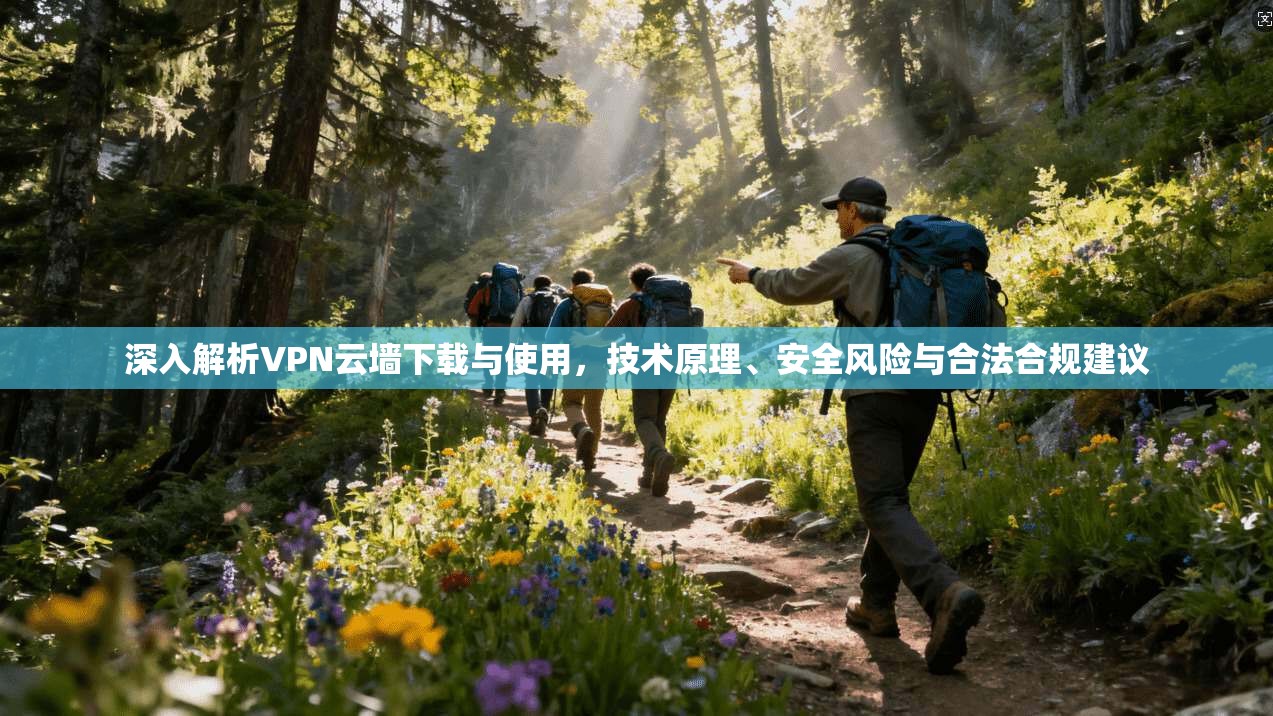深入解析VPN云墙下载与使用，技术原理、安全风险与合法合规建议