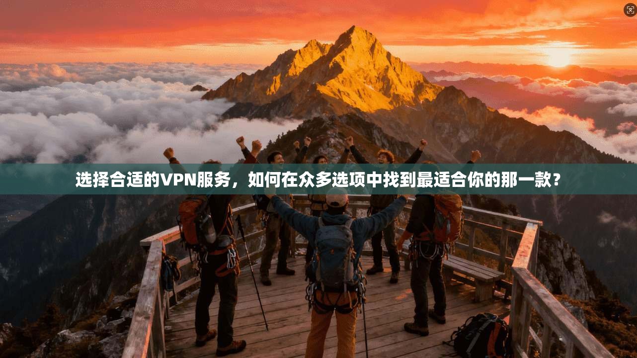 选择合适的VPN服务，如何在众多选项中找到最适合你的那一款？