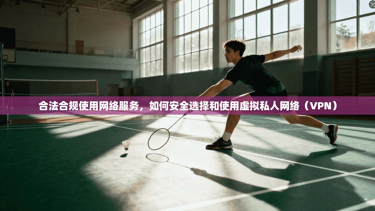 合法合规使用网络服务，如何安全选择和使用虚拟私人网络（VPN）