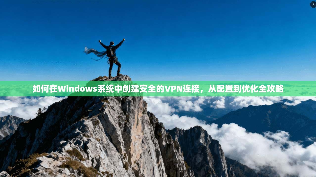 如何在Windows系统中创建安全的VPN连接,从配置到优化全攻略 如何在Windows系统中创建安全的VPN连接,从配置到优化全攻略