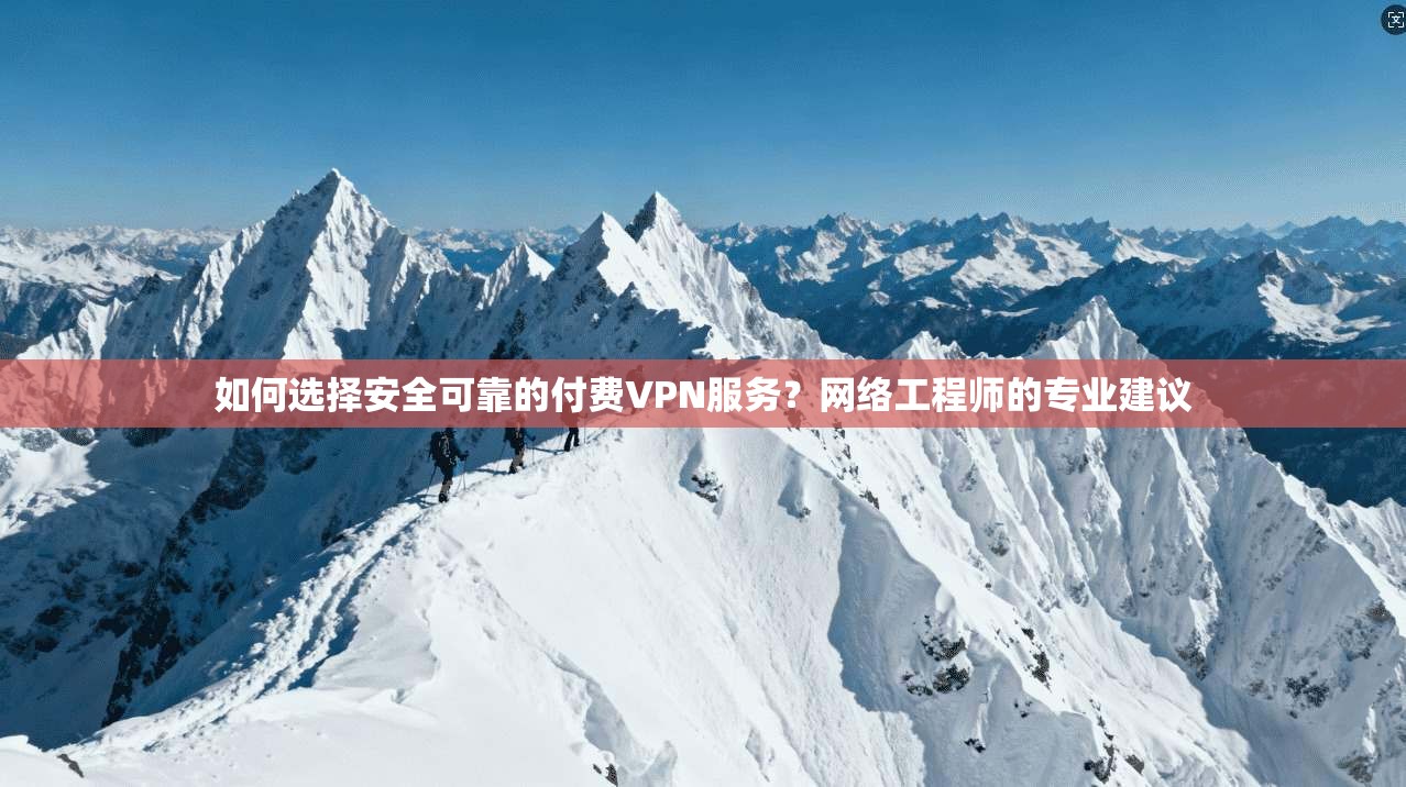 如何选择安全可靠的付费VPN服务？网络工程师的专业建议
