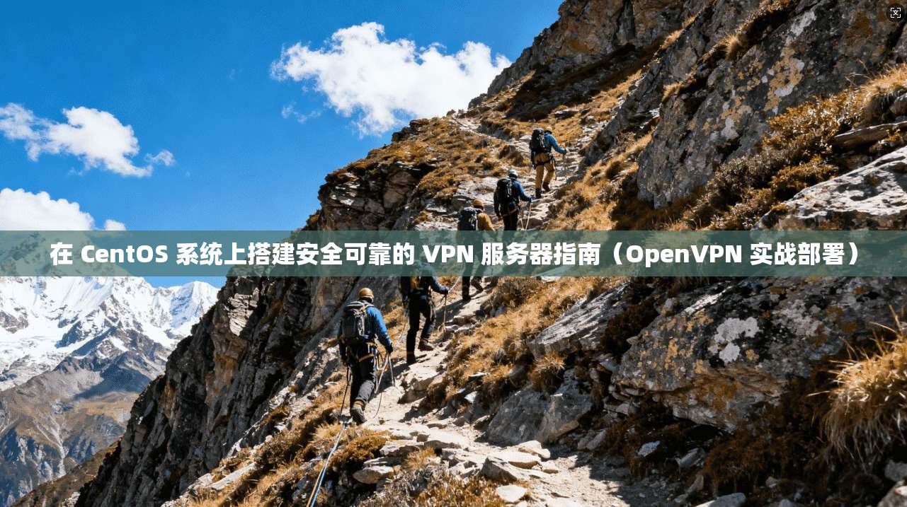 在 CentOS 系统上搭建安全可靠的 VPN 服务器指南（OpenVPN 实战部署）