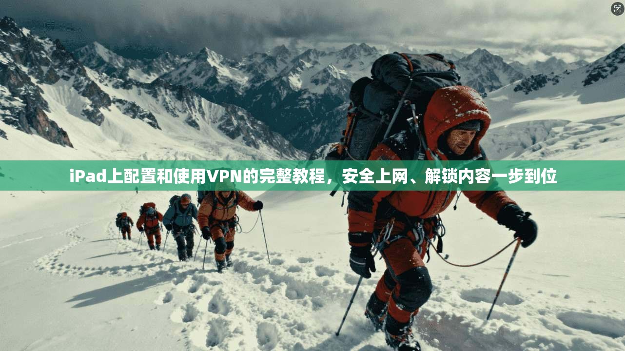 iPad上配置和使用VPN的完整教程，安全上网、解锁内容一步到位
