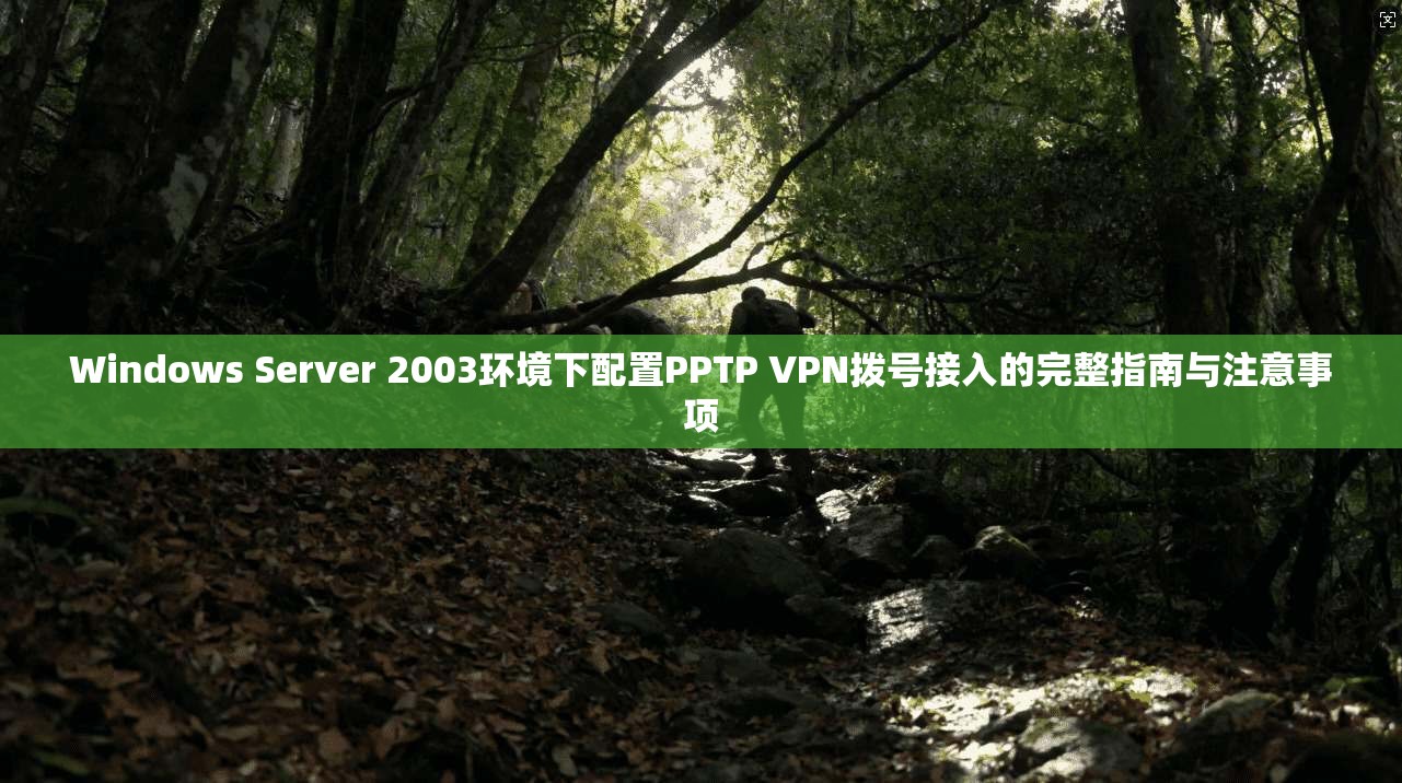 Windows Server 2003环境下配置PPTP VPN拨号接入的完整指南与注意事项 Windows Server 2003环境下配置PPTP VPN拨号接入的完整指南与注意事项