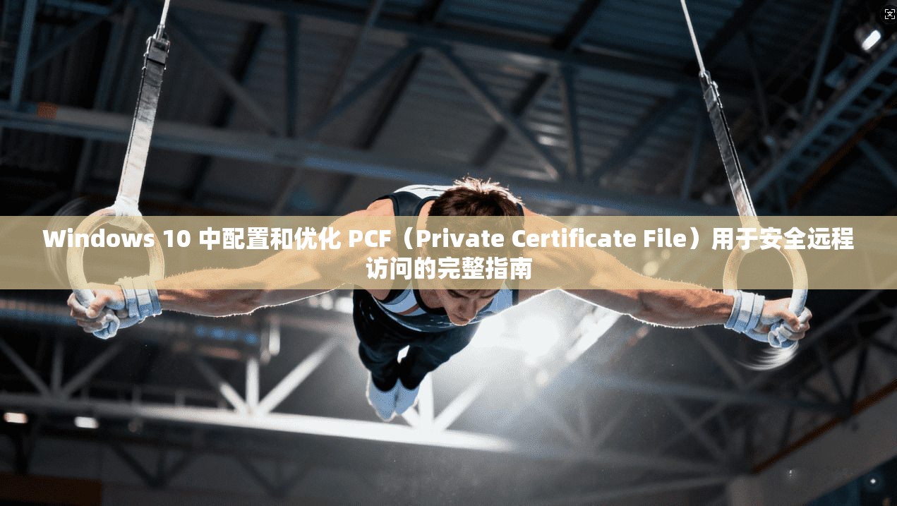 Windows 10 中配置和优化 PCF（Private Certificate File）用于安全远程访问的完整指南