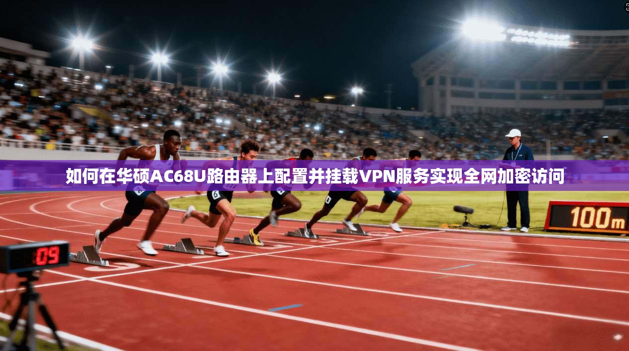 如何在华硕AC68U路由器上配置并挂载VPN服务实现全网加密访问