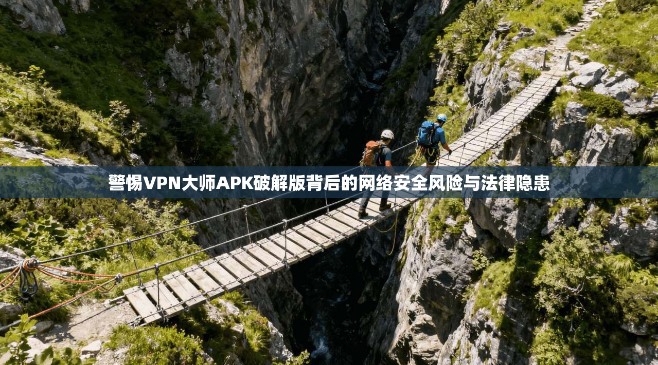警惕VPN大师APK破解版背后的网络安全风险与法律隐患