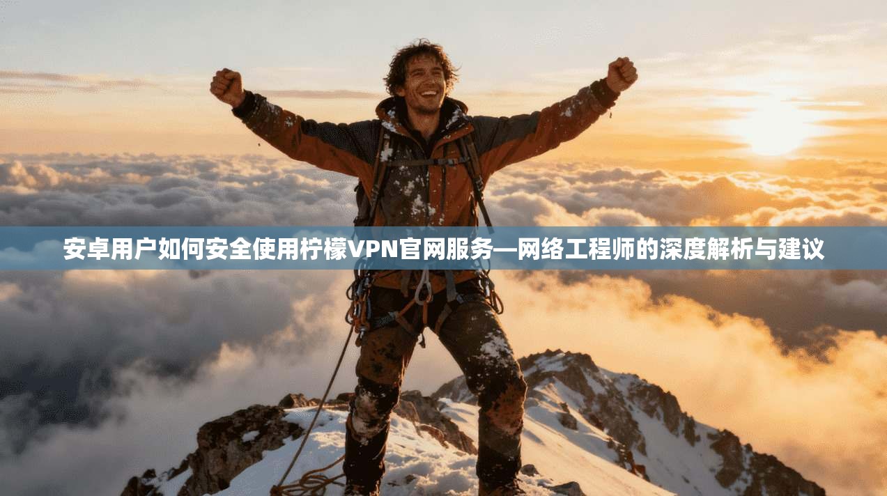 安卓用户如何安全使用柠檬VPN官网服务—网络工程师的深度解析与建议