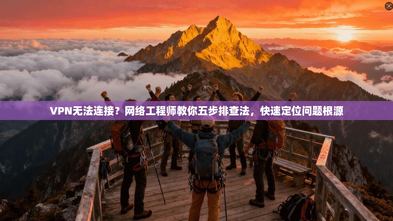 VPN无法连接？网络工程师教你五步排查法，快速定位问题根源
