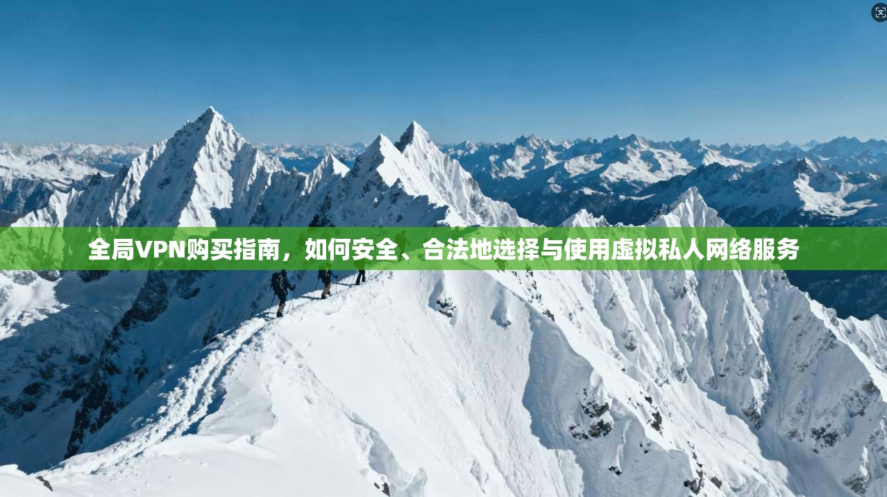 全局VPN购买指南，如何安全、合法地选择与使用虚拟私人网络服务