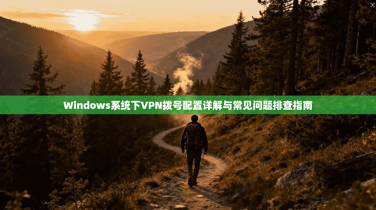 Windows系统下VPN拨号配置详解与常见问题排查指南 Windows系统下VPN拨号配置详解与常见问题排查指南