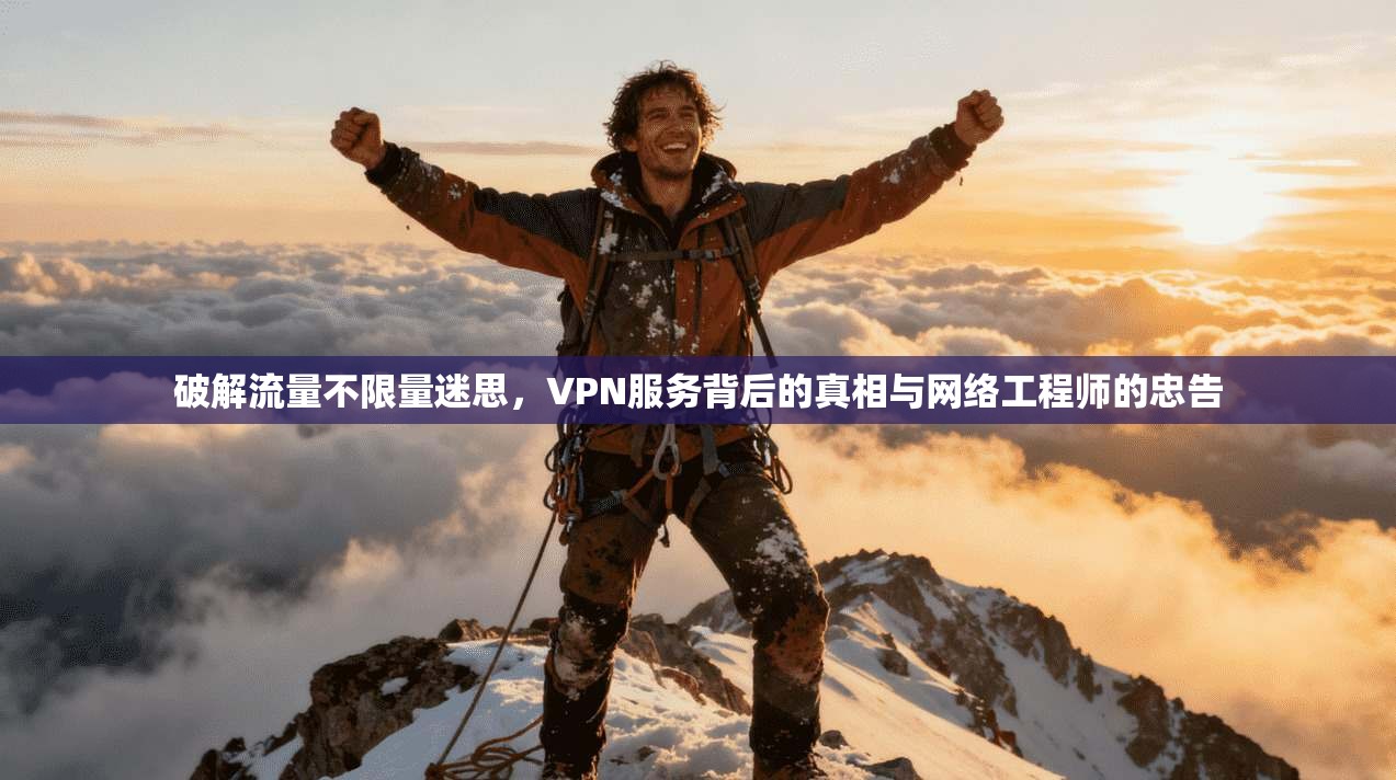 破解流量不限量迷思，VPN服务背后的真相与网络工程师的忠告