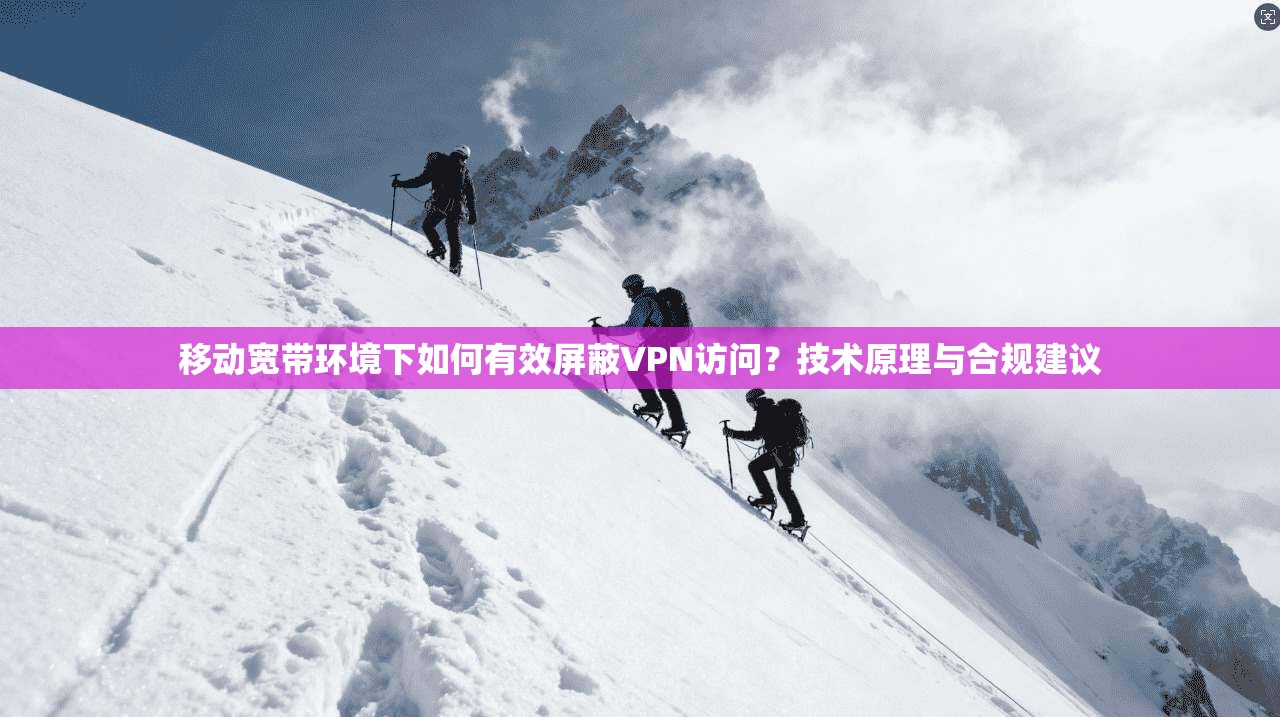 移动宽带环境下如何有效屏蔽VPN访问?技术原理与合规建议
