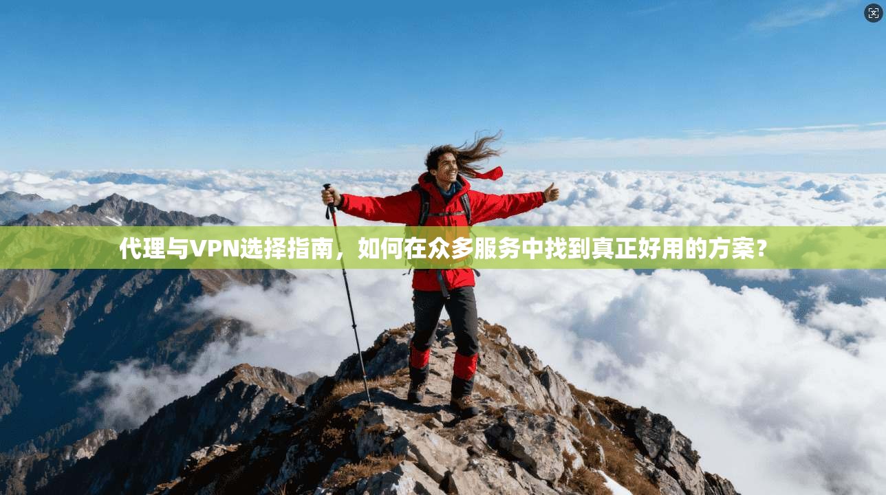 代理与VPN选择指南,如何在众多服务中找到真正好用的方案? 代理与VPN选择指南,如何在众多服务中找到真正好用的方案?