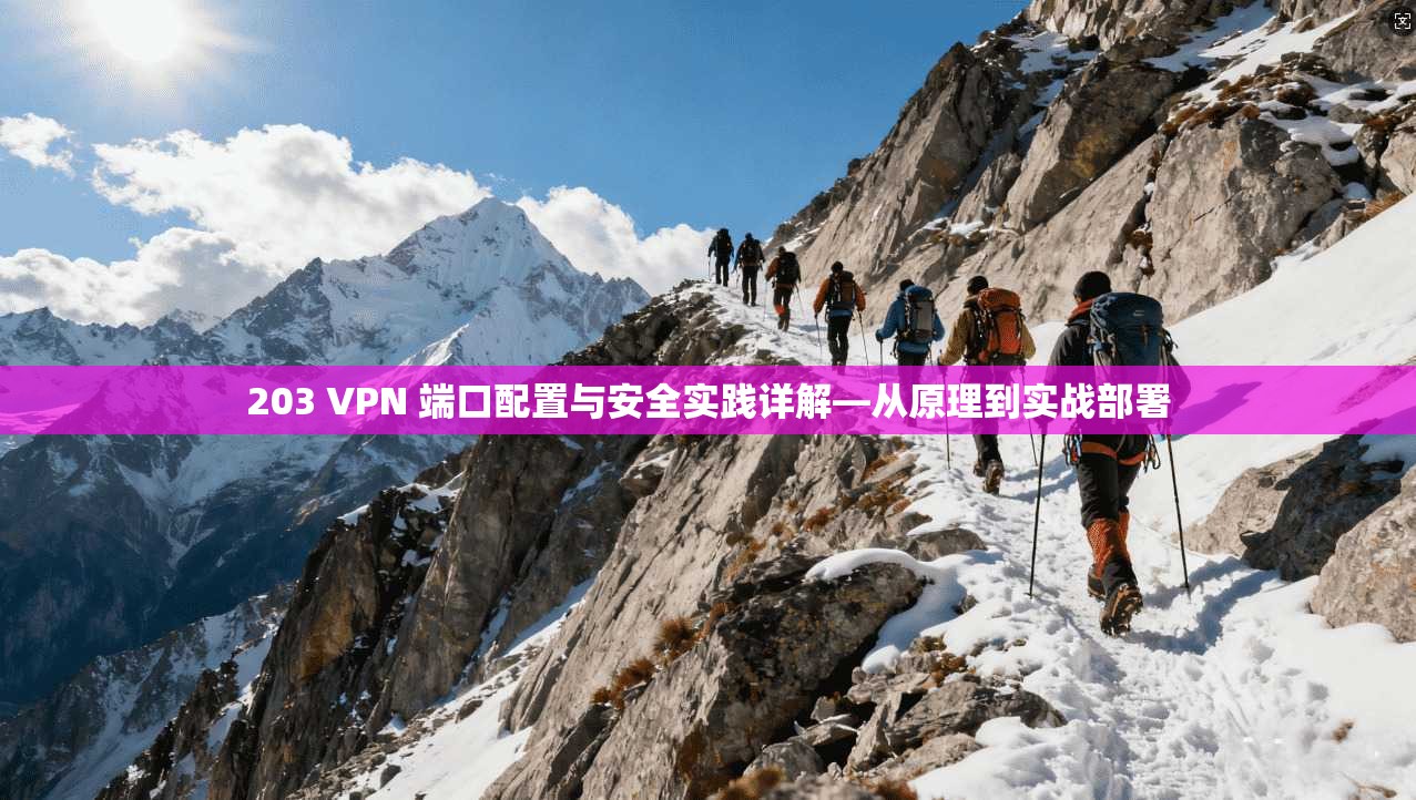 203 VPN 端口配置与安全实践详解—从原理到实战部署 203 VPN 端口配置与安全实践详解—从原理到实战部署