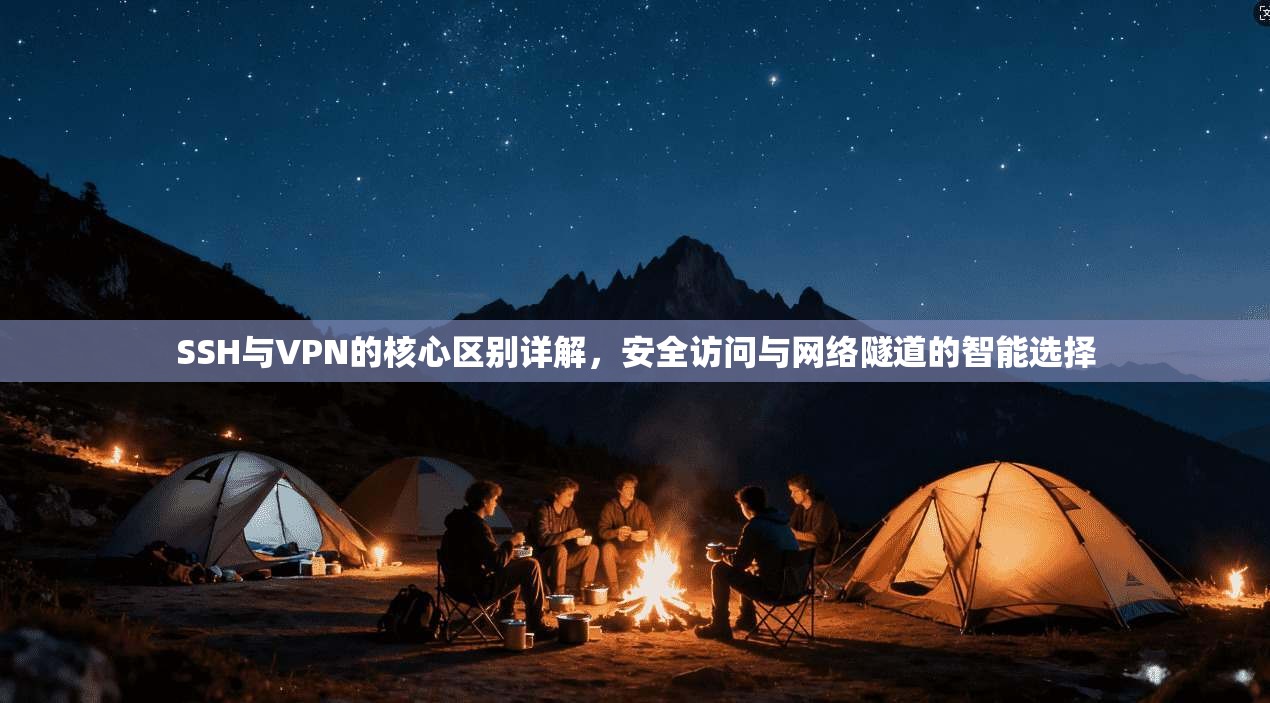 SSH与VPN的核心区别详解,安全访问与网络隧道的智能选择 SSH与VPN的核心区别详解,安全访问与网络隧道的智能选择